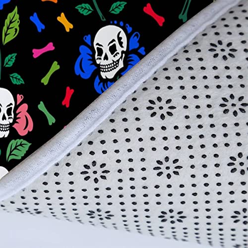 TiaoTian Badematten Set 3D 40x60 Skelett Badezimmerteppich-Set absorbierend 3-teiliges maschinenwaschbare weich… – Bild 7