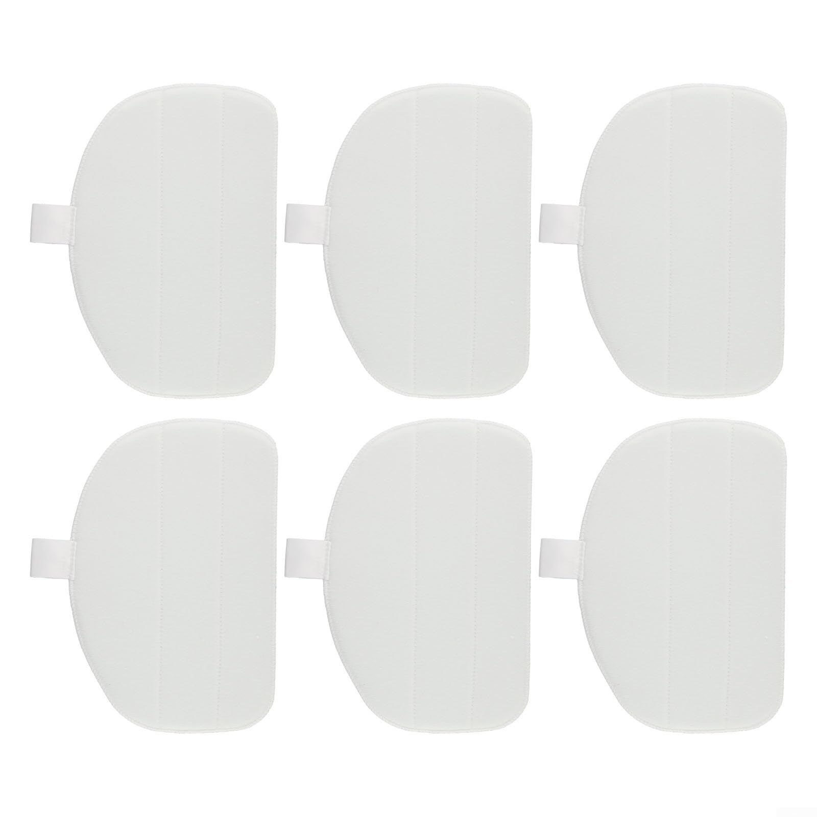 Ersatz-Mikrofaser-Pads Für Leifheit CleanTenso Power 2.0 Modell 11940 – 6 Stück, Für Hartböden, Fliesen, Marmor & Laminat