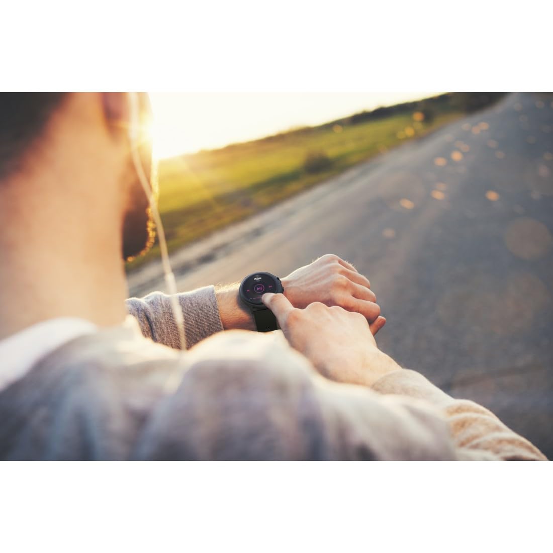Hama Smartwatch GPS (zegarek inteligentny, smart, LCD, Bluetooth, wodoodporny, pulsoksymetr, powiadomienia, silikonowy pasek, sportowy, fitness) czarny
