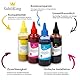 4x 100ml SubliKing® Sublimationstinte (CMYK-Set) für Epson, Ricoh & Sawgrass