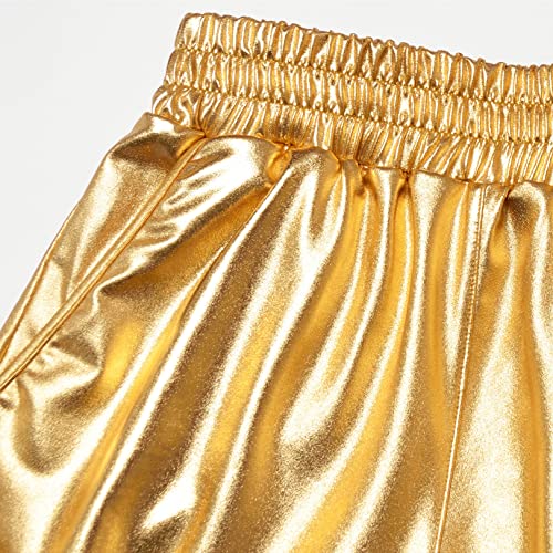 Perfashion Girls Metallic Shorts Shiny Hot Short Sparkly Party Pants &Sunglasses3