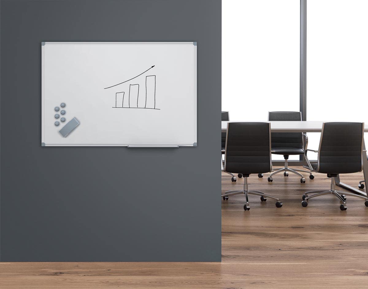 Maul MAULstandard Whiteboard 30 x 45 cm, gray, 30x45 cm - Image 2