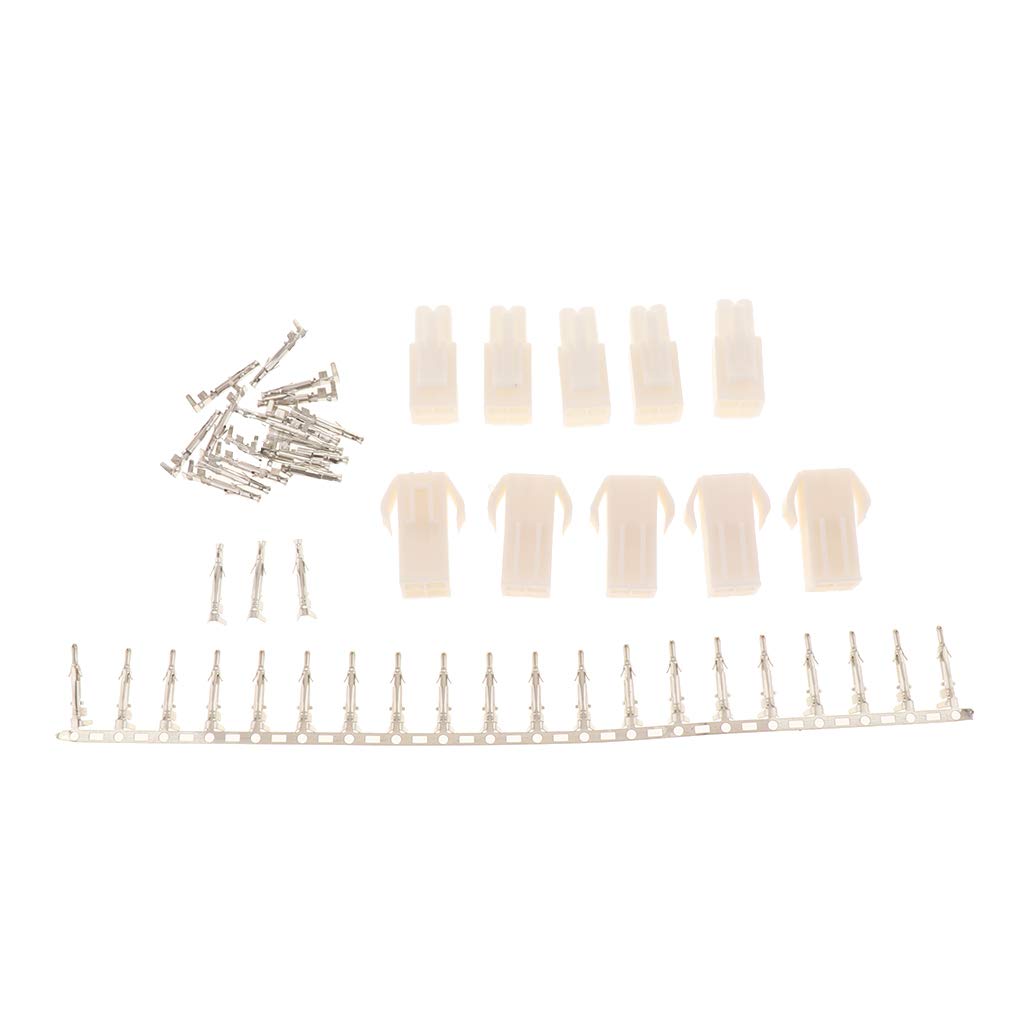 VELURA SYDL 10 Kits Car Male Female 4 Pole Pin 4.5mm Locking Connectors Plug & Socket|5 Pieces Male Housing Motors-image-48