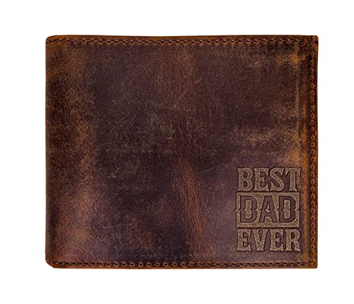 Custom Dad Gifts for Christmas, Custom Wallets for Dad, Best Papa Ever Wallet, Christmas Stocking Stuffers, Personalized Grandpa Birthday Gifts from Son, Daughter, Customizable Wallets for Fathers Day