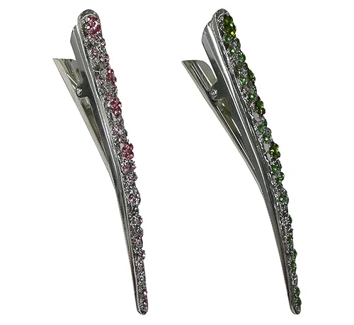 Miniatura 10 de NM110-2-6d1 - Juego de 6 pinzas de metal resistentes para el cabello para mujeres y niñas