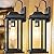 Roravilila 2-Pack Dusk to Dawn Large Outdoor Wall Lights 17 Inch, Exterior Light Fixtures Porch Lights Tempered Clear Glass, IP65 Waterproof Anti-Rust Outside Wall Sconces Matte Black Wall Lanterns