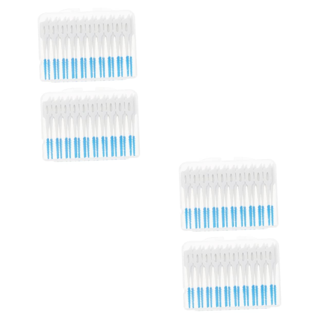 Healeved 160pcs Interdental Brushes for Oral Care Flexible Gum Massagers for Plaque Removal Tools for Tight Spaces and Braces