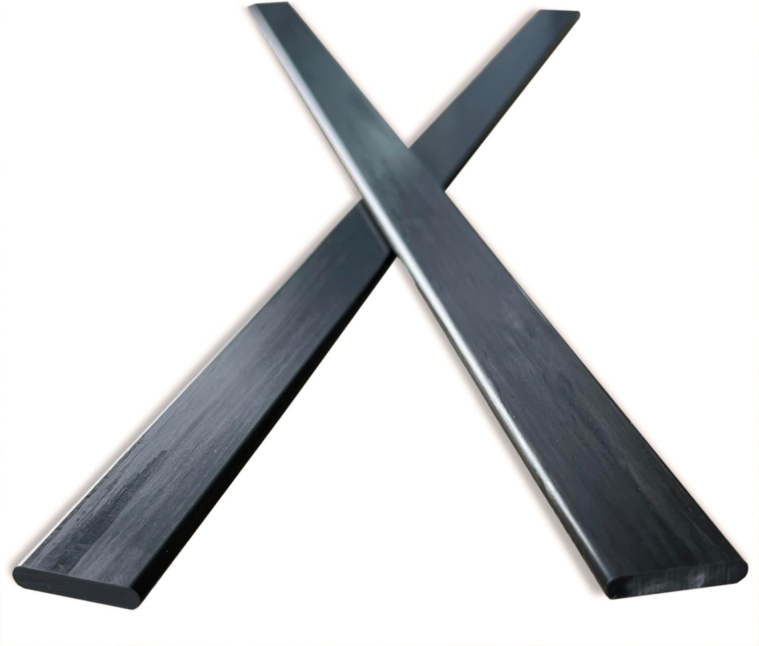 2pcs 4x20mm Length 420mm Flat Carbon Fiber Bars,Pultruded Carbon Fiber Strips