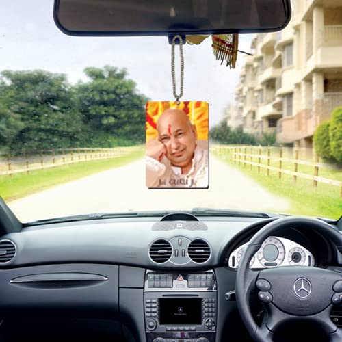 blinkNshop spinspoke Car Hanging Jai Guru Ji Printed Accessories, MDF Wooden, Double Side Printing, 3.5 x 2.5 Inch (CH1)-image-21