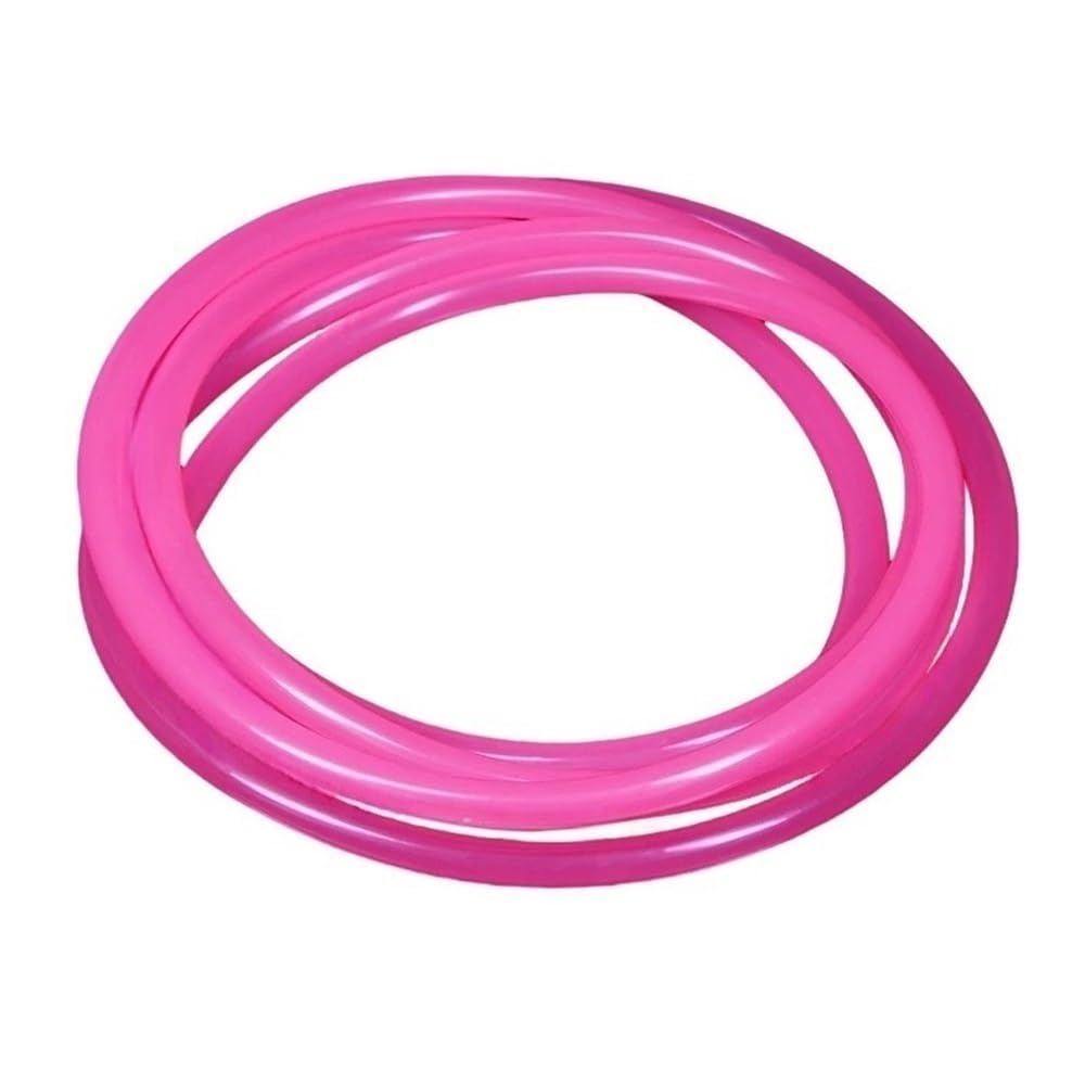 Gohapy Pink Rubber Strip 1 Piece Soft Flexible Rubber Plumbing Pipe 1Meter, Silicone Tube Od 10Mm 9Mm 8Mm 7Mm For Lab Equipment(,1Meter*8Mm*10Mm)