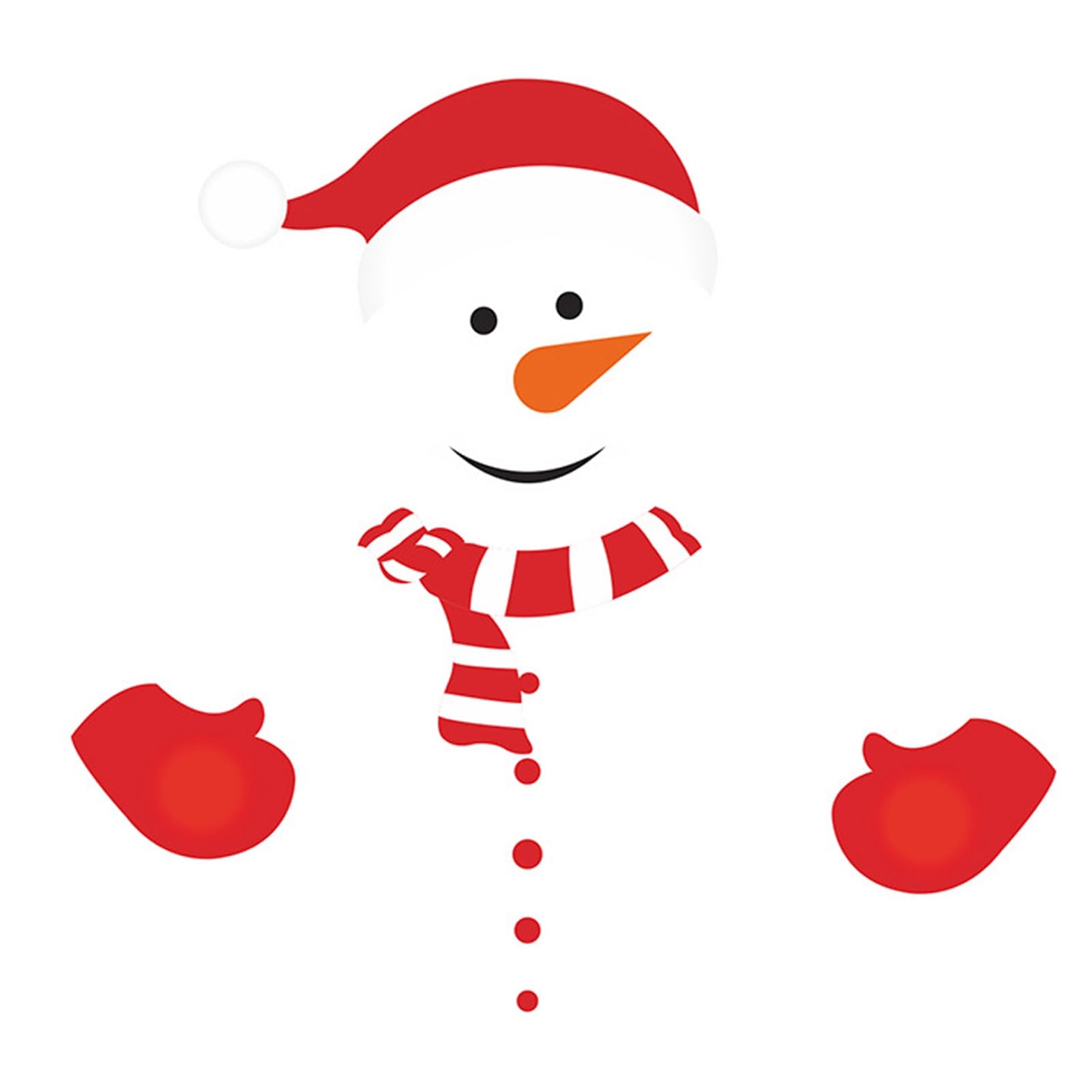 Creative Xmas Decoration 1 Set Christmas Snowman Fridge Magnet Cute Waterproof PVC Removable Holiday Decoration Refrigerator Magnetic Sticker Party Snowman