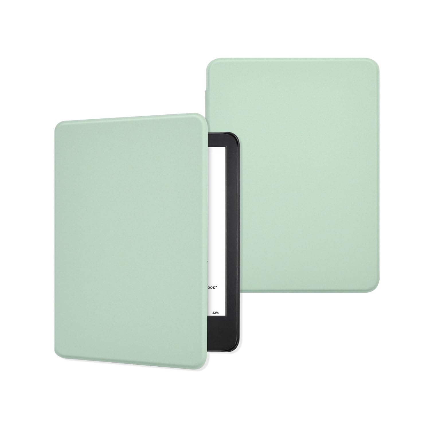 6” Kindle Case (2024 & 2022, 11th Gen) – Slim Protective Cover with Auto Sleep/Wake & Hand Strap (Agave Green)