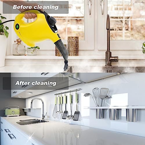 4 Stück Bürste Dampfreiniger für Kärcher,Düsen Bürsten Zubehör für Kärcher SC1 SC2 SC3 SC4 SC5,Fugenbürstenset für Küchenmöbel Boden Badezimmer Auto Fenster Teppiche Nylon + Messing