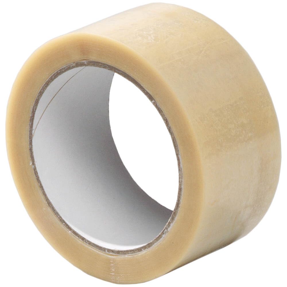 Packband, Klebeband, Paketklebeband, PVC, Naturkautschuk-Klebemasse, transparent, 53 my Stärke, 50 mm x 66 m (Breite x Lauflänge), 36 Rolle(n)