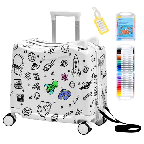 Kids DIY Graffiti Ride-On Suitcase
