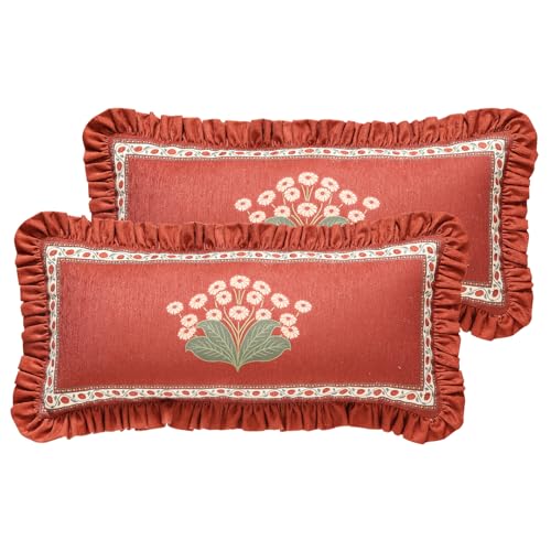 bilin gaier Designer Velvet Throw Pillow Covers,28"x12" Set of 2-Violeta E