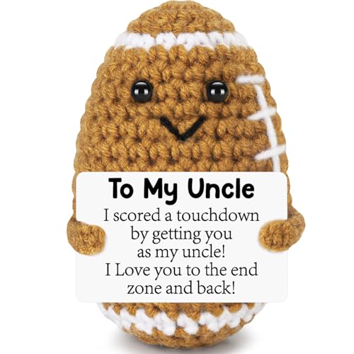 BiuNiuring Uncle Fathers Day Birthday Gifts from Niece Nephew, Father's Day Positive Handmade...