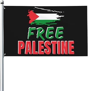 3x5 Free Palestine Flag Banner I Stand With Palestine Flag Pray For Palestine Strong Outdoor Flag End The Occupation Flag No Flagstand