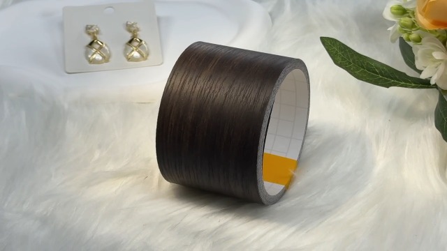 Image of GSCIT Club Black Walnut Wallpaper, 2.4 inch X 15ft Self Adhesive Wood Grain Repair Tape Walnut Repair Patch for Tables, Chairs, Baseboards, Doors, Windows, Floors, Handicraft DIY.