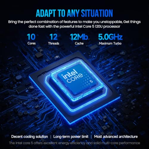 Image of 2026 16 Touchscreen Laptop Computer, 16 inch FHD+ Touch Screen Business Laptop, Windows 11 Pro, Intel Core 5 (10-Cores, Beat i7-1355U), 16GB DDR5 512GB SSD, Backlit 10-Key, Wi-Fi 6E, Copilot Key