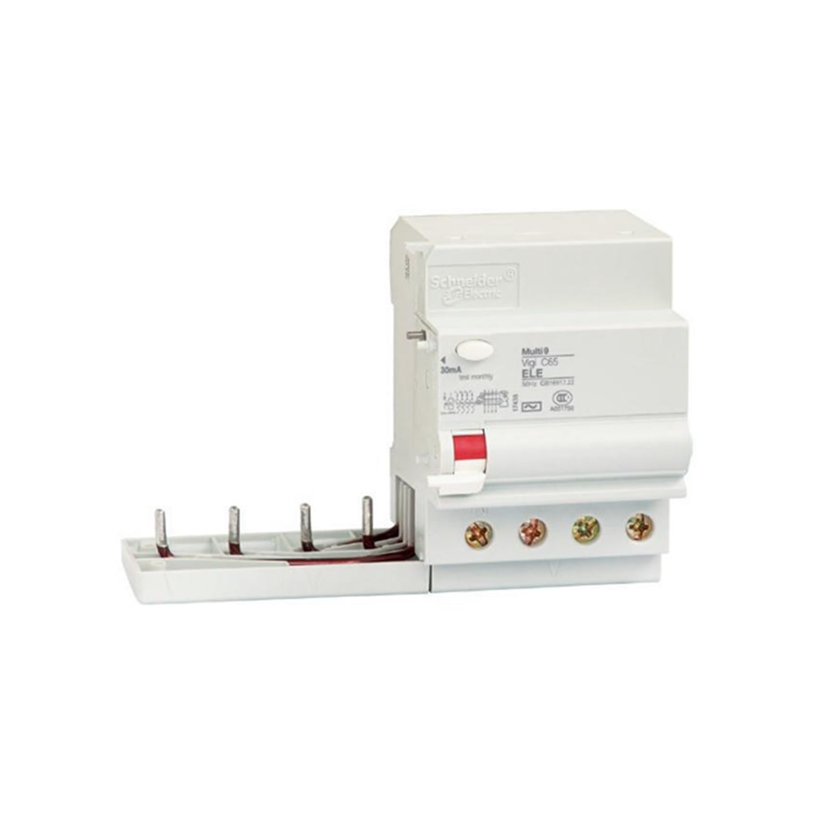Module de fuite M9 Vigi C65 4P 40A 30mA pour tableau électrique triphasé