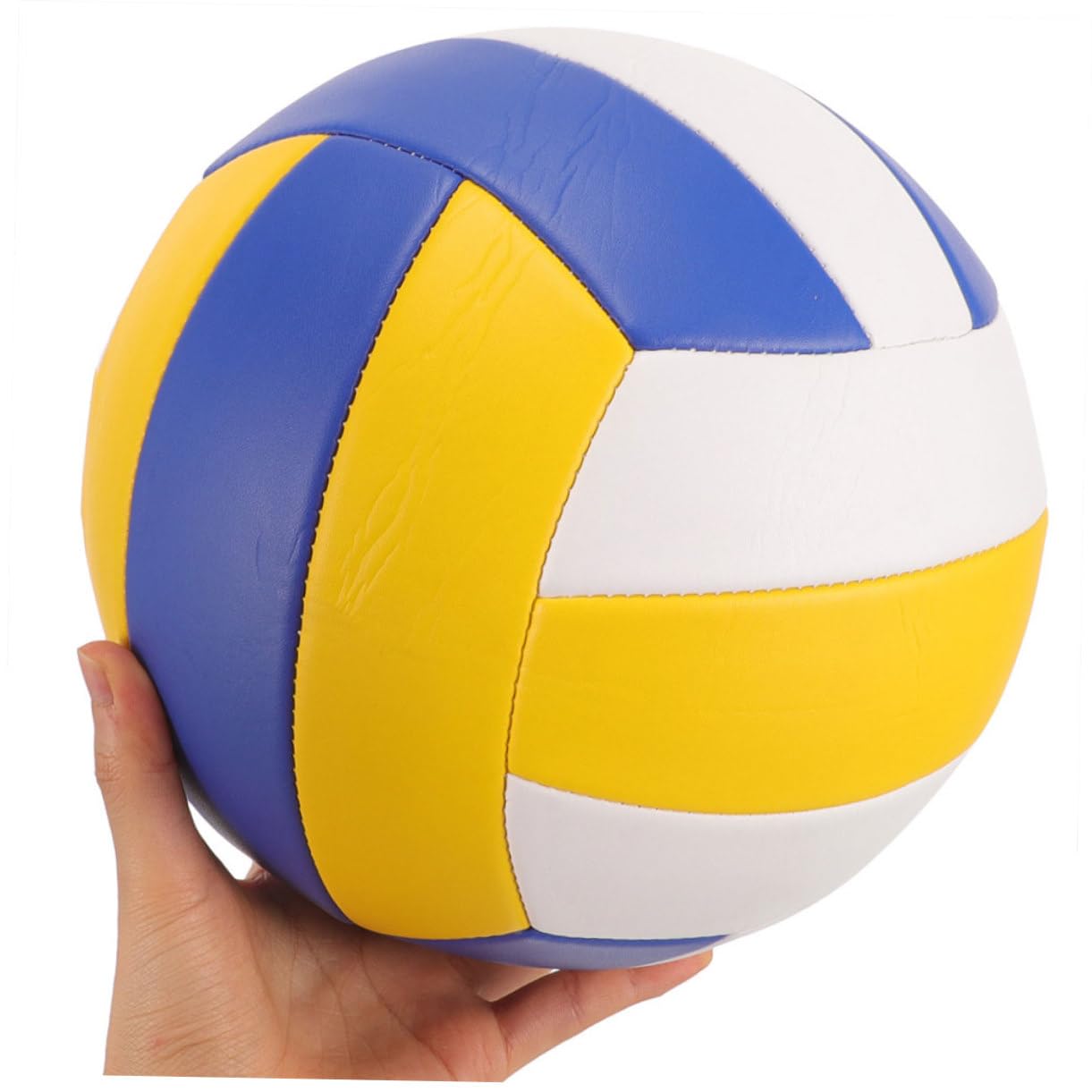 ibasenice Voleibol de Entrenamiento para Interiores y Exteriores Pelota de Práctica Deportiva Diseño Vibrante y Duradero para Jugadores de Secundaria Cumple con Estándares de