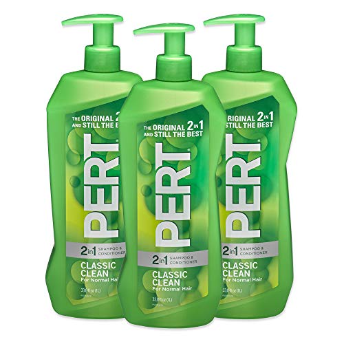 Pert Classic Clean 2 in 1 Shampoo and Conditioner, 33.8 Ounce (Pack of 3)