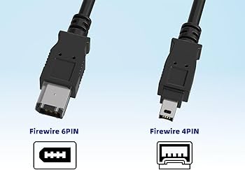 Amazon.com: CableLeader 6ft FireWire 400 Cable IEEE-1394a 6-Pin to