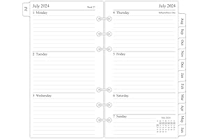 Franklin Covey Planner Refills 2024 Weekly Monthly Compact Size for Personal Organizer...