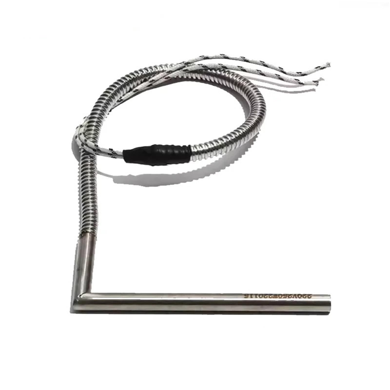 Kartuschen-Eckheizelement, rechtwinklig, L-Form, elektrischer Luftheizstab, 50/100/150/200 mm, 2 Stück(220V 9x100mm 220W)
