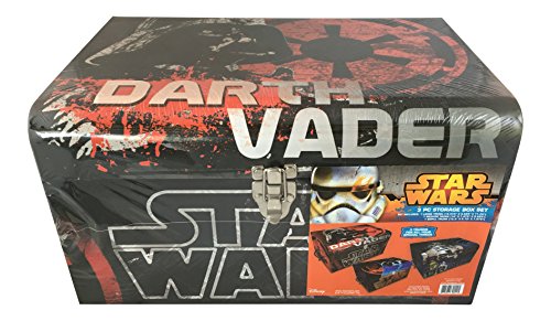 Darth Vader 3 piece storage treasure set