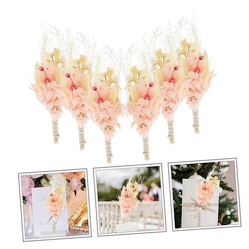 Mini Ramo de Flores Secas para Decoración de Hogar miniatura 5