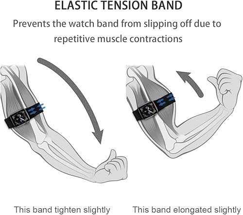 Miniatura 4 de IFCASE Correa elástica para Apple Watch de 1.929 in, 1.772 in, 1.732 in, 1.654 in, 1.614 in, 1.575 in, 1.496 in, iWatch Series Ultra 9, 8, 7, 6, 5,