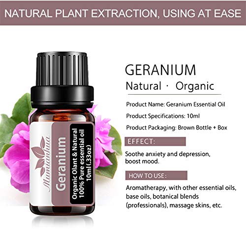 Set met biologische etherische oliën - Mumianhua Aromatherapie Aroma etherische olie 8-pack 10 ml Therapeutische… - Image 6