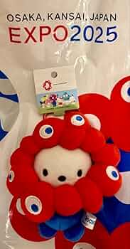 万博限定 ミャクミャクなりきりぬいぐるみM【ポチャッコ】 ポチャッコ ミャクミャク なりきり ヌイグルミBCカラー 万博来場