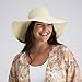 Jessica Simpson Women's Wide Brim Straw Hat, Cream, One Size