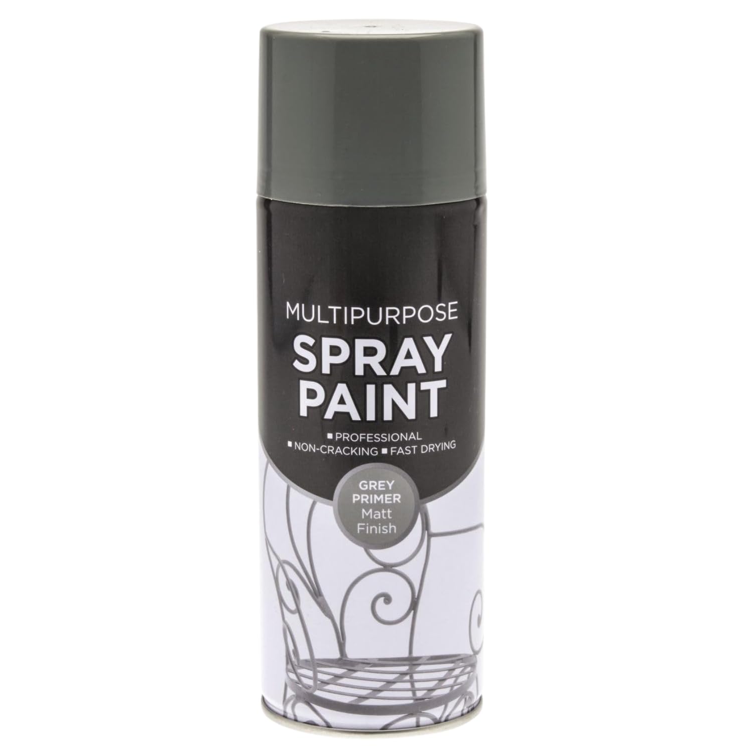 Inspired Essentials Grey Primer - 151 All Purpose Aerosol Spray Paint 400Ml Quick Drying Spray, Fast Dry And Excellent Coverage For Metal, Wood, Plastic And More (1, )