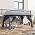 Outsunny 10' x 13' Patio Gazebo, Outdoor Gazebo Canopy Shelter with Netting, Curtains, Vented Roof, Steel Frame for Garden, Lawn, Backyard, and Deck, Dark Gray