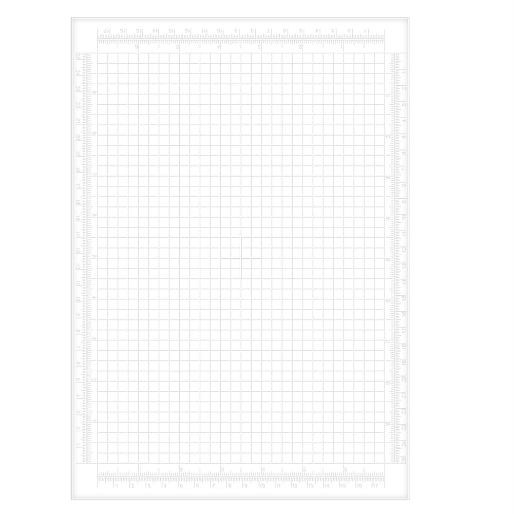 Jnchdghwa As Shown A4 Clear Photopolymer Sticky Mat,For Stencil Stamp For Card Making Hold Your For Cardstock, Reusable Anti-Slip Grip Mat