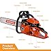 SUPMIXTOOLS 62cc Gas Chainsaw 20 Inch Gas Powered Chainsaws 2-Cycle Petrol Handheld Gasoline Chain Saw Power Saws for Cutting Wood Tree Trimming