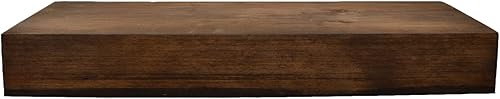 Miniatura 3 de Wilson Estante grueso flotante de madera maciza para repisa (exhibe como estante flotante o repisa de chimenea, combina con cualquier decoración del
