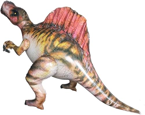 Miniatura 7 de Globo de aluminio de dinosaurio gigante 4D de pie para helio, anquilosaurio, espinosaurio, parasaurolofo, dragón, suministros de fiesta de