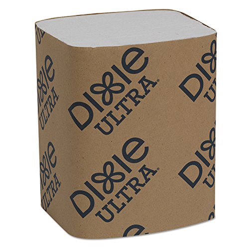 Image of Dixie Ultra Interfold 2-Ply Napkin Dispenser Refills by Georgia-Pacific, White, 250 Napkins Per Pack, 24 Packs Per Case, 32006