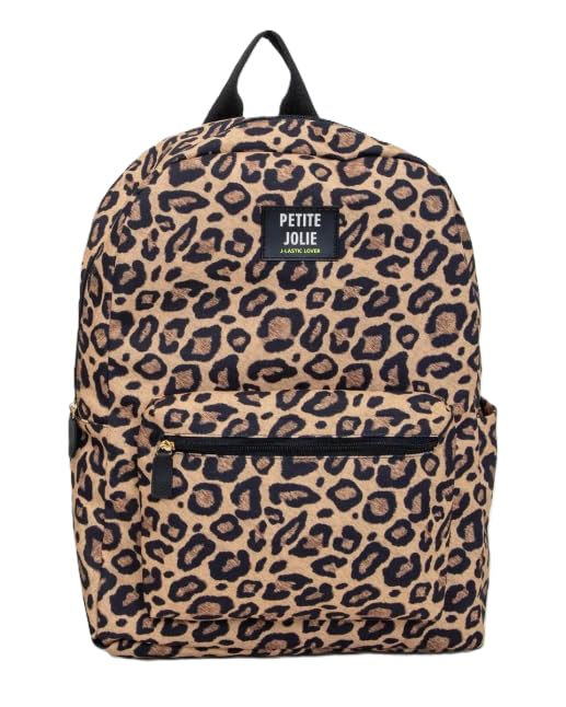 Mochila Petite Jolie TEEN Bag Onça PJ11055 Tecido Nova