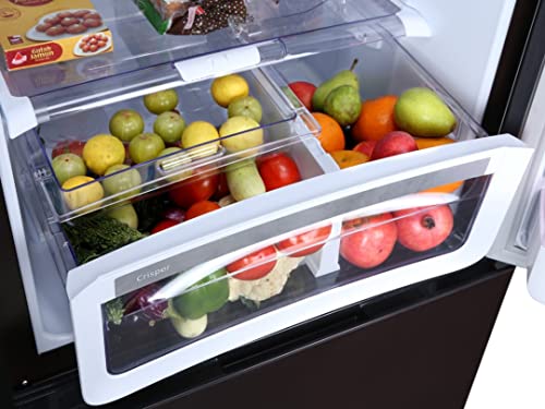 Godrej 430 L 3 Star Inverter Frost-Free Double Door Refrigerator (RB NXWAURA 445B 25 RI OX BK, Onyx amazinggiftidea-com