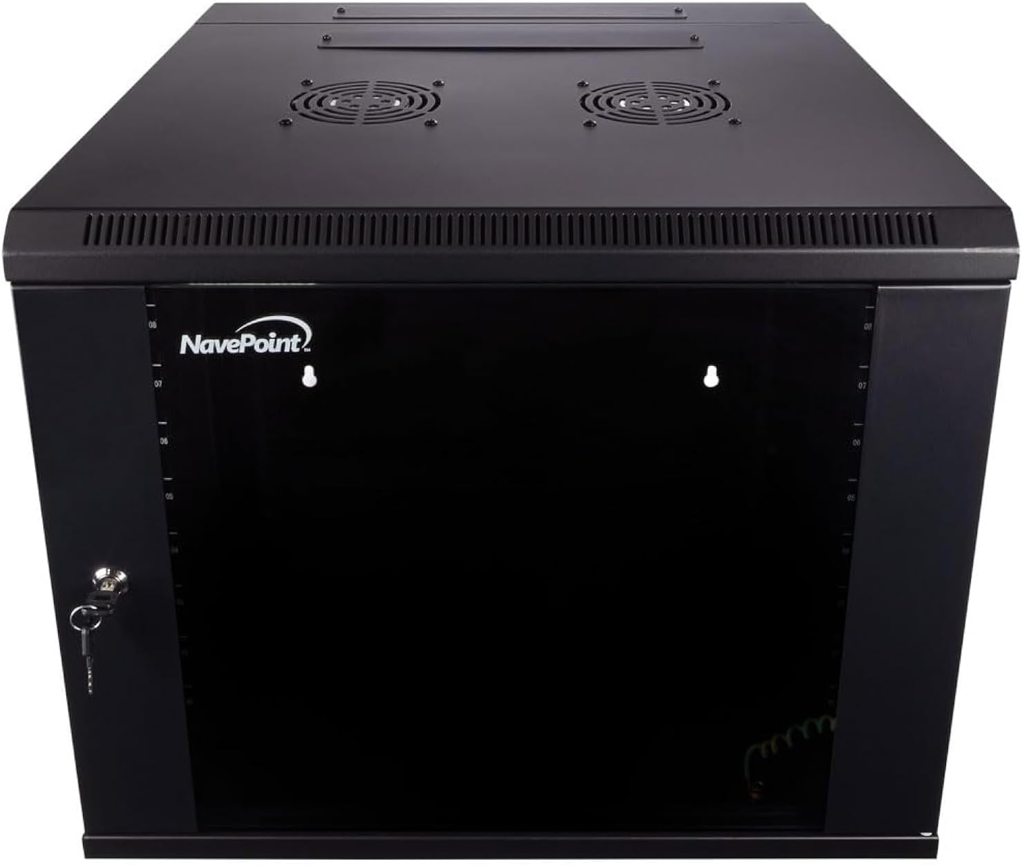 Amazon.com: NavePoint 9U Server Rack Enclosure - 23.6” Deep, 9U Wall ...