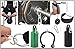Branded Boards Black & Silver Heavy Duty Zinc-Galvanized Steel Carabiner Spring Snap Clip Link Hooks. 200-400lb Load. 6 Packs, 12 Packs and Variety Packs. (Silver-5cm-6 Pack)