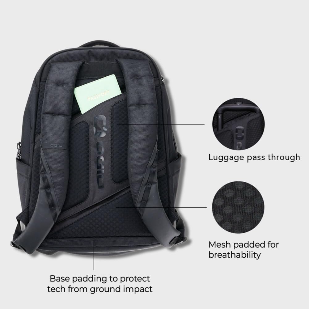 OGIO Pace Pro Backpack (Laptop sleeve, Durable, Water Resistant, Multi-Pocket)