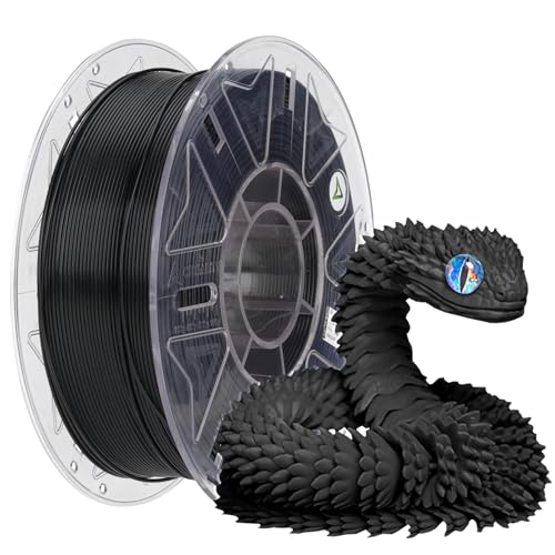 Image of 2025 Official RFID CREALITY Hyper PLA RFID Filament 1.75mm for K2 Plus Combo, High Speed 30-600mm /s 3D Printer Filament, 1kg(2.2lbs) /Spool Hyper PLA RFID Support CFS, for Most 3D Printers Black