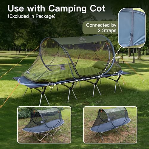 Night Cat Pop-up Mosquito Tent ZP-36-1P-AGN の商品画像 4